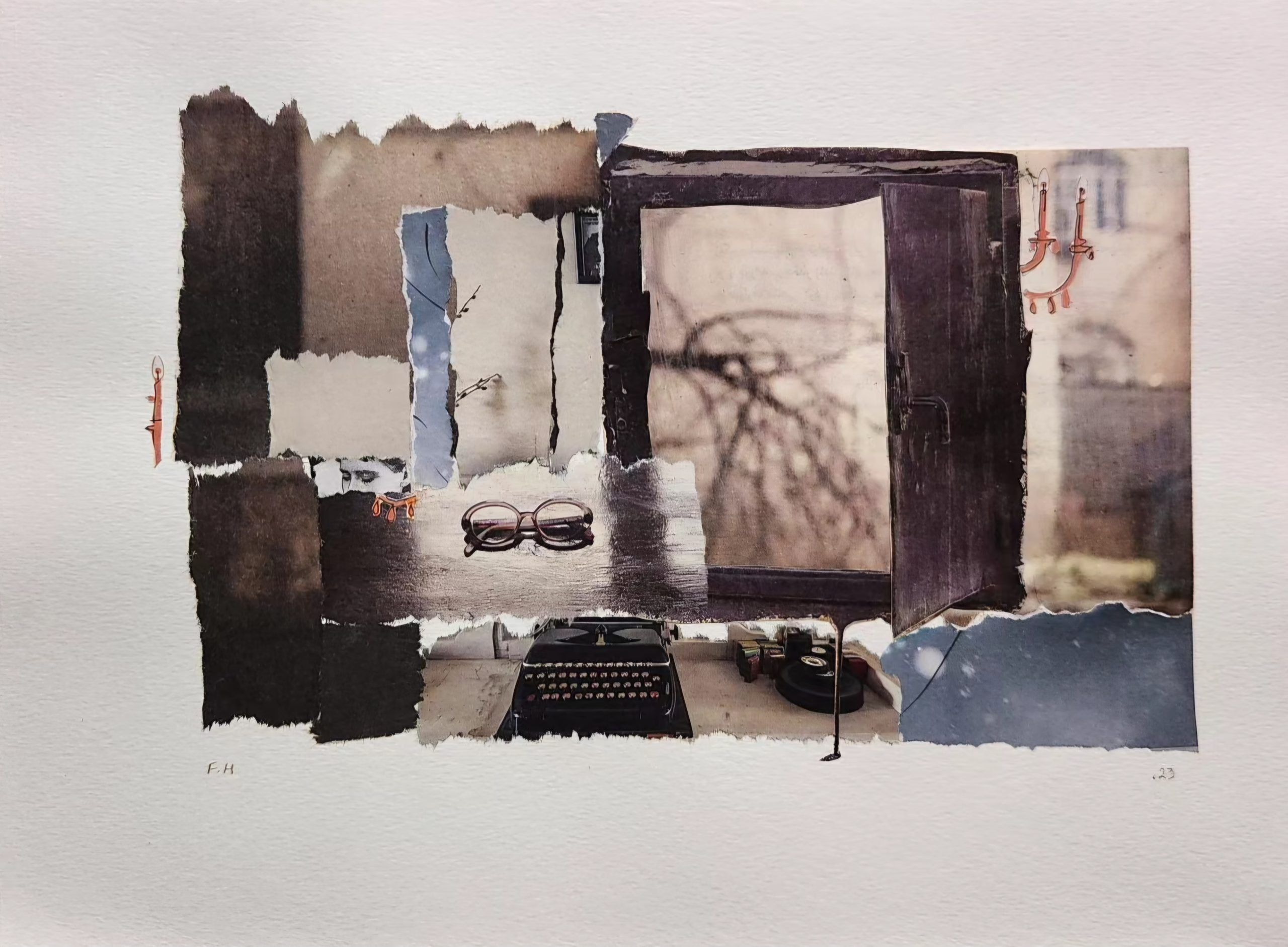 Untitled — Collage, 32.5 × 24 cm, 2023